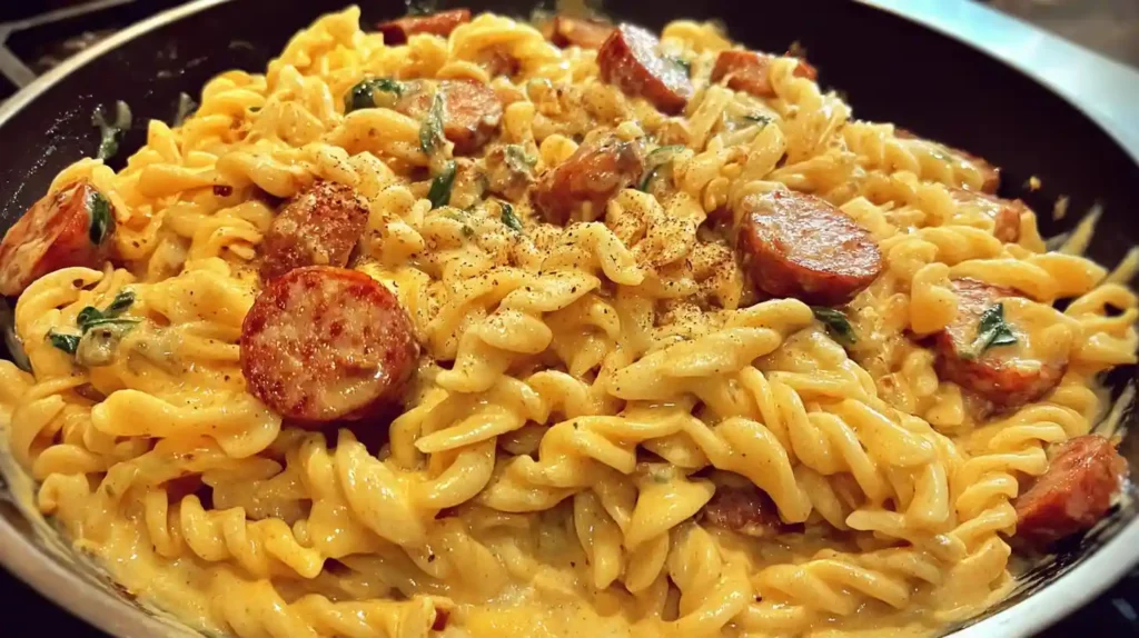 Creamy Cajun Sausage Pasta