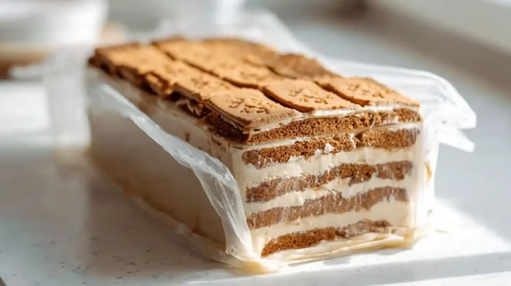 Cookie Butter Icebox Cake