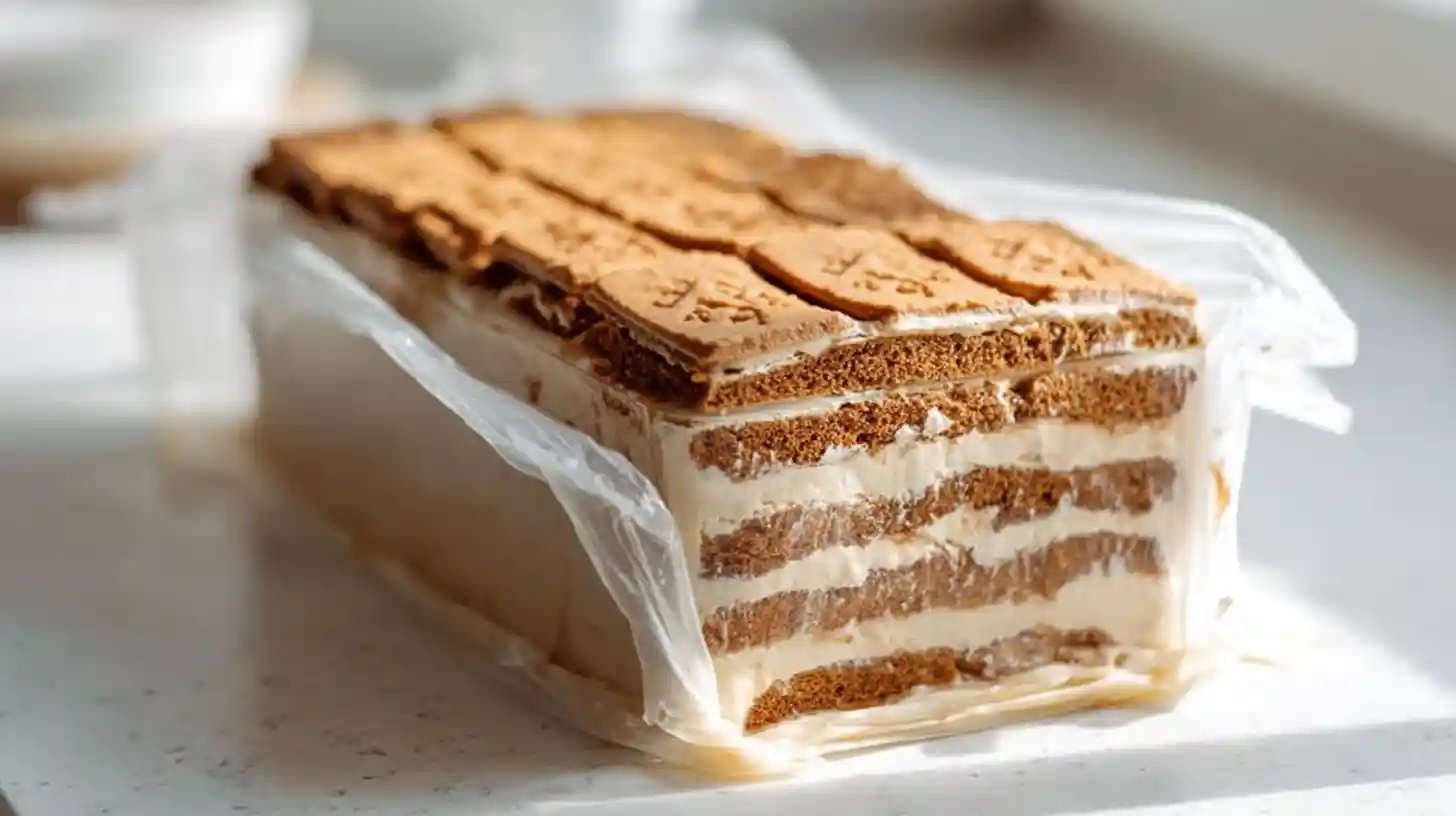 Cookie Butter Icebox Cake