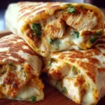 Ooey-Gooey Cheesy Garlic Chicken Wraps You’ll Devour