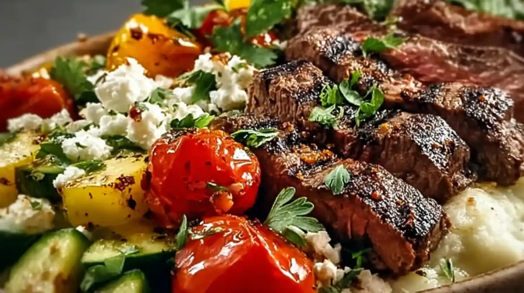 Mediterranean Steak Bowls
