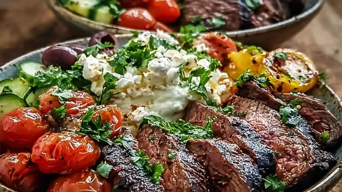 Mediterranean Steak Bowls