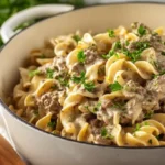 Ground Beef Stroganoff