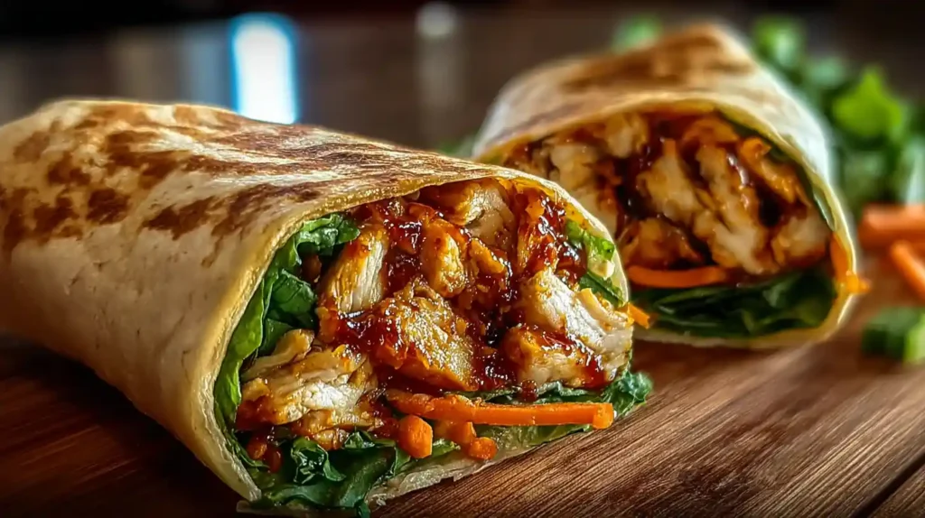 Sweet Chili Chicken Wraps
