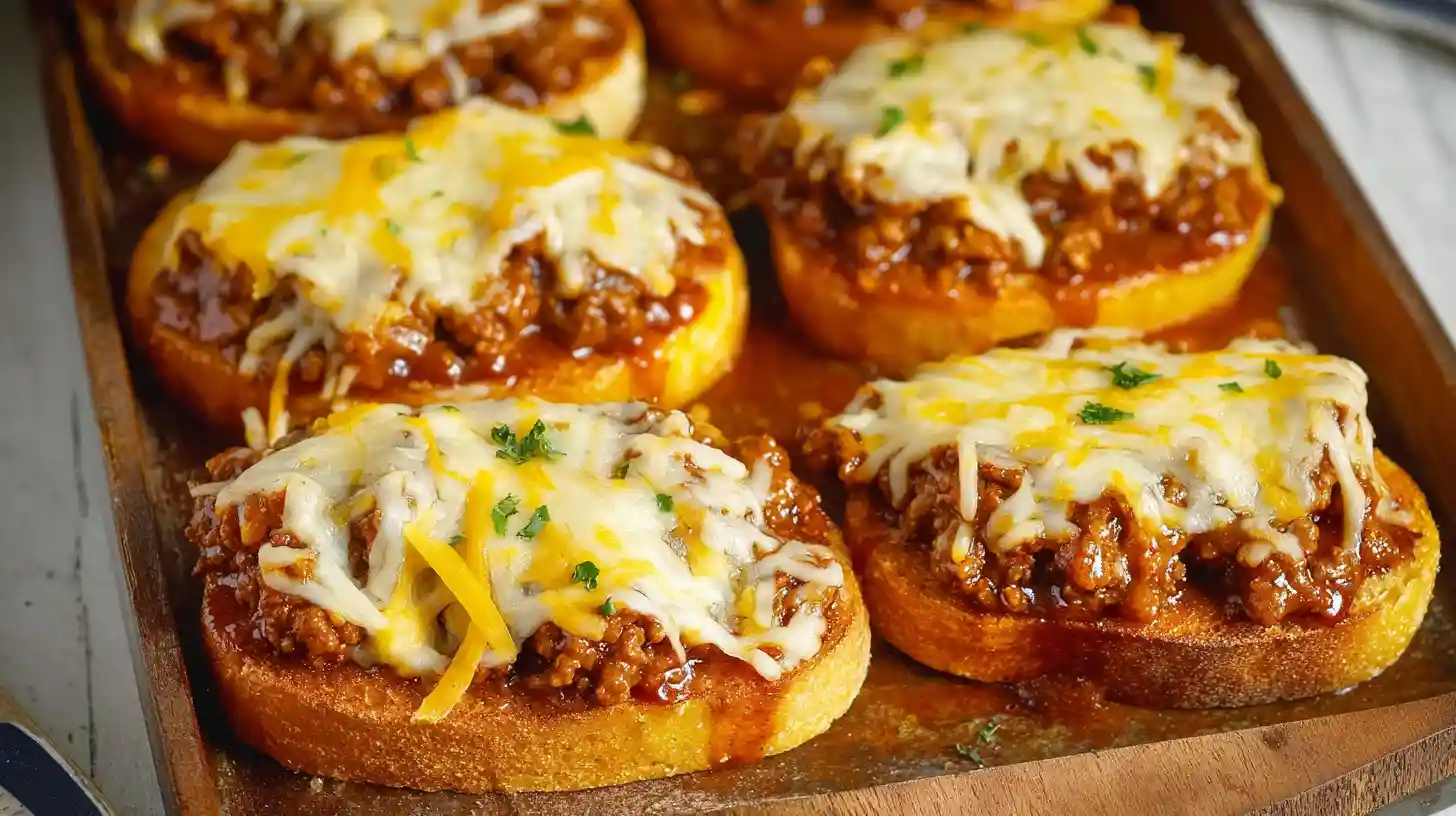 Garlic Bread Sloppy Joes