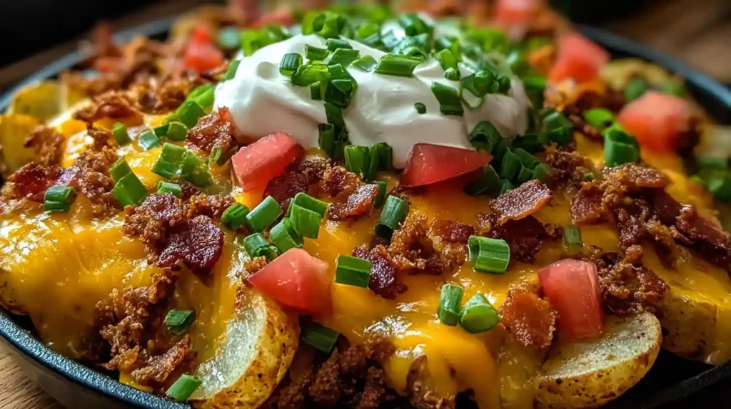 Cheesy Taco Potatoes