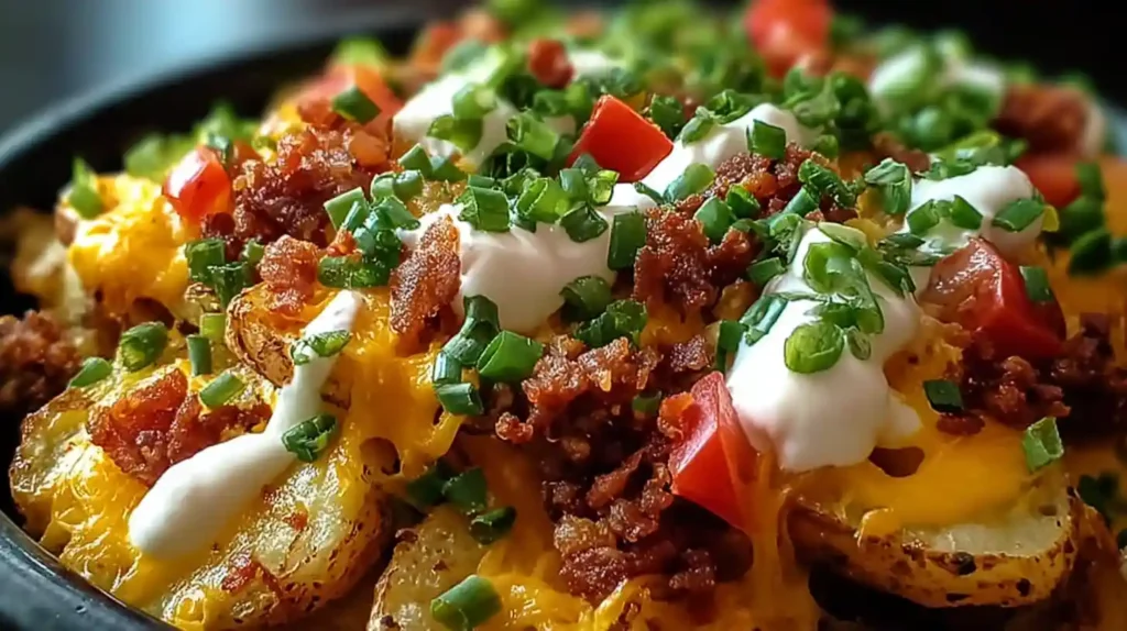 Cheesy Taco Potatoes