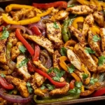Sheet Pan Chicken Fajitas