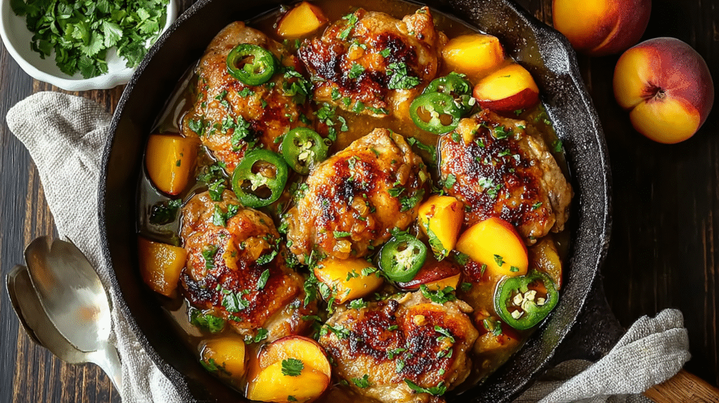 Jalapeno Peach Chicken