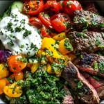 Delicious Mediterranean Steak Bowls