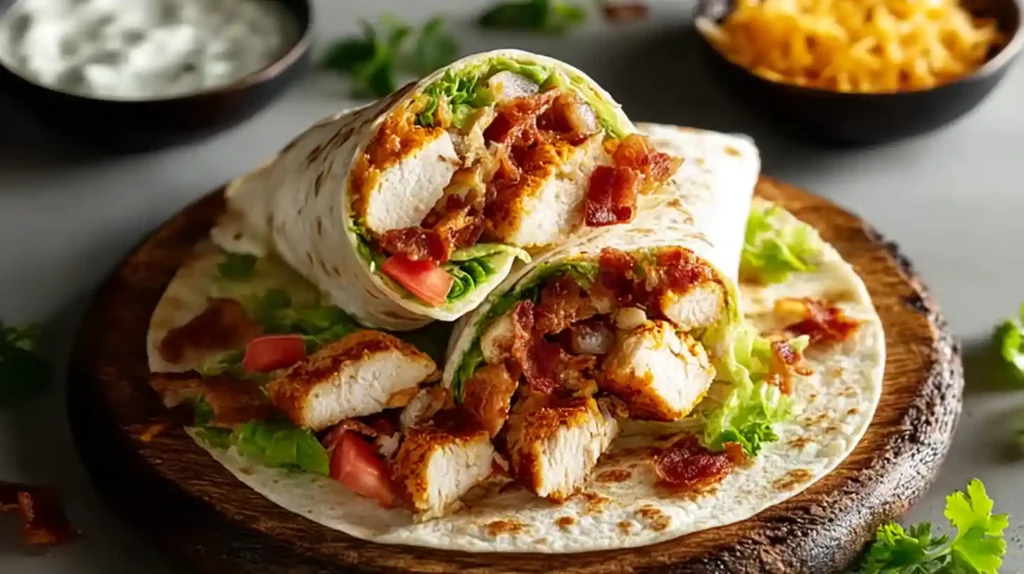 Crispy Chicken Bacon Ranch Wrap