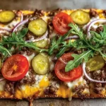 Cheeseburger Flatbreads