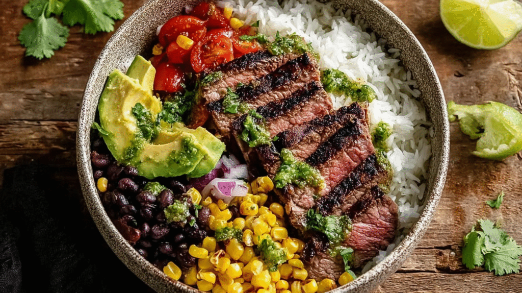 Cilantro Lime Steak Bowl