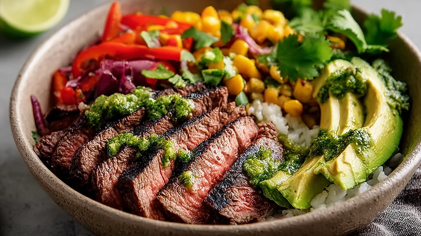 Cilantro Lime Steak Bowl