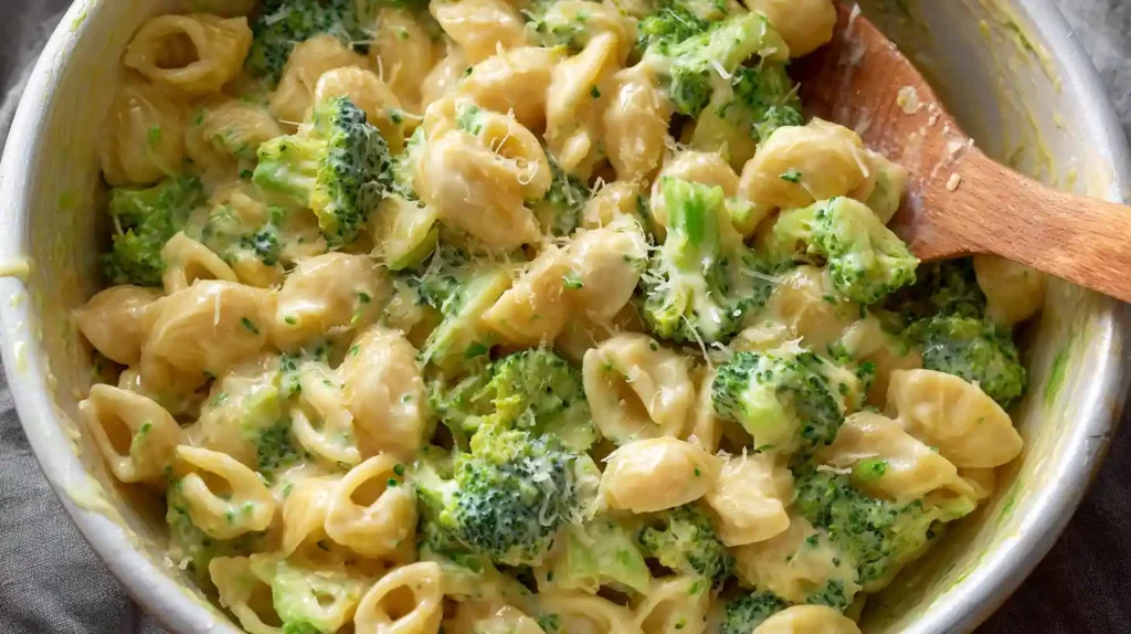 One Pot Healthy Broccoli Mac and Cheese