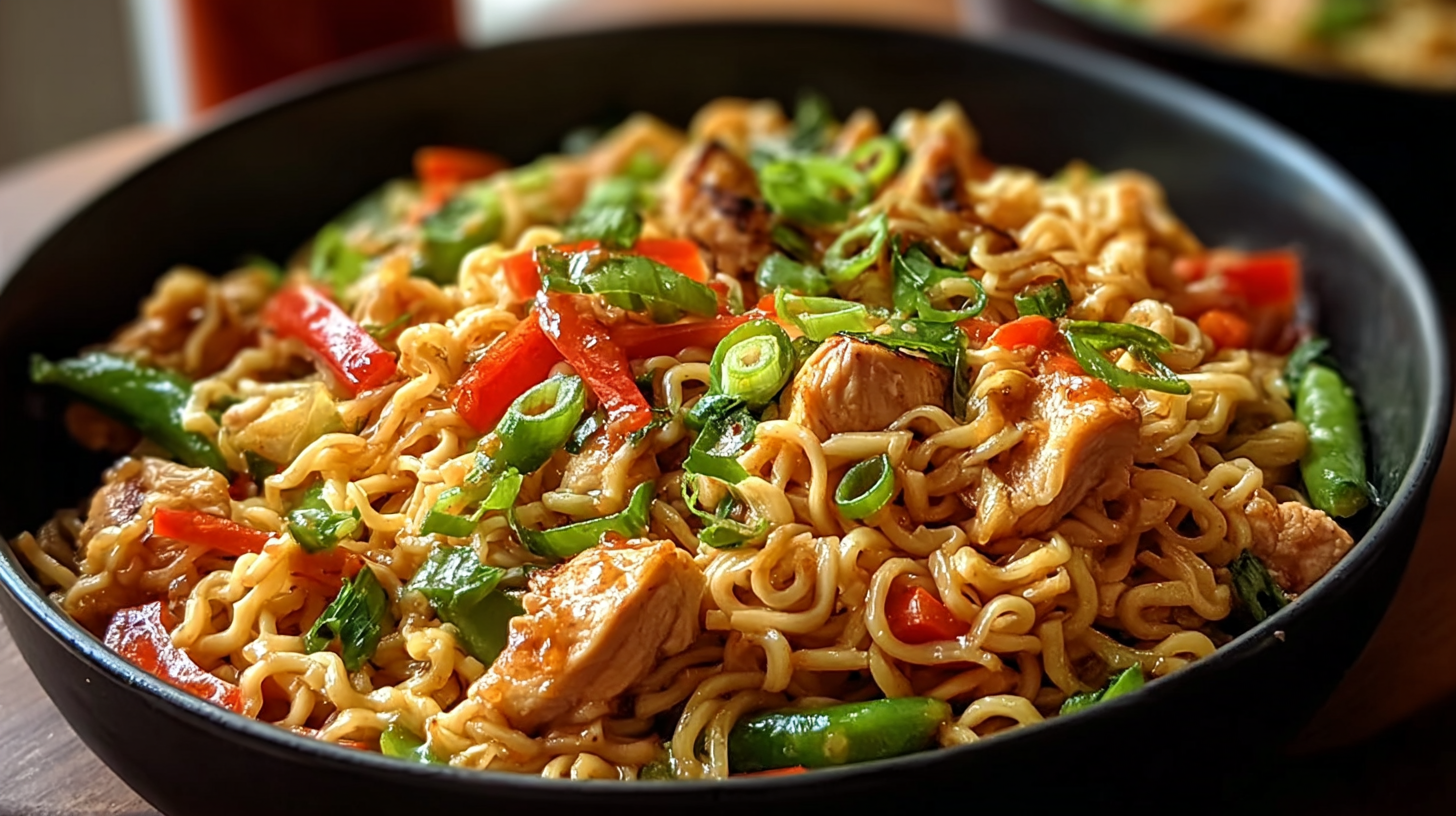 Chicken Ramen Stir Fry