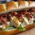 Chopped Chicken Bacon Ranch Sandwich Recipe