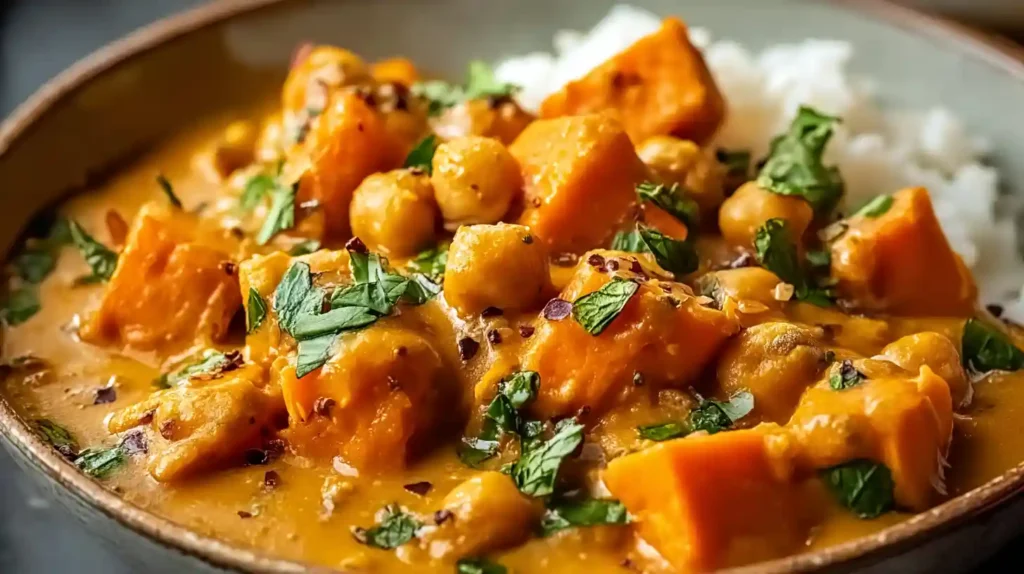 Sweet Potato and Chickpea Curry