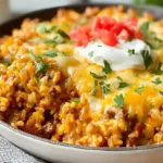 Cheesy Taco Rice
