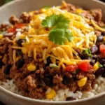 Ground Beef Burrito Bowl