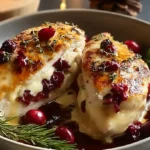 Cranberry Brie Stuffed Chicken