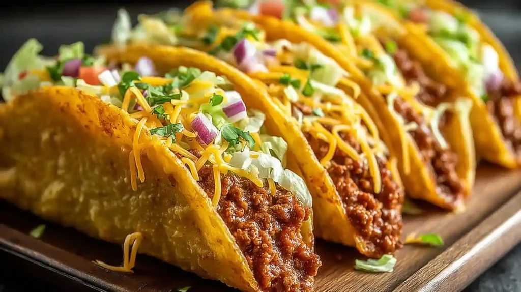 Oven Baked Cheesy Tacos