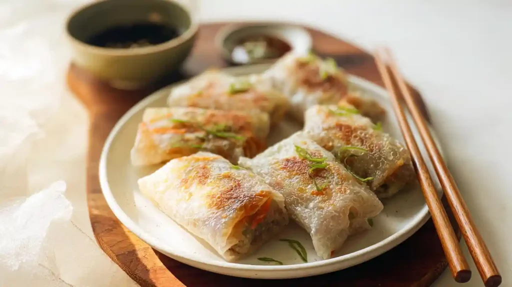 Crispy Rice Paper Dumplings