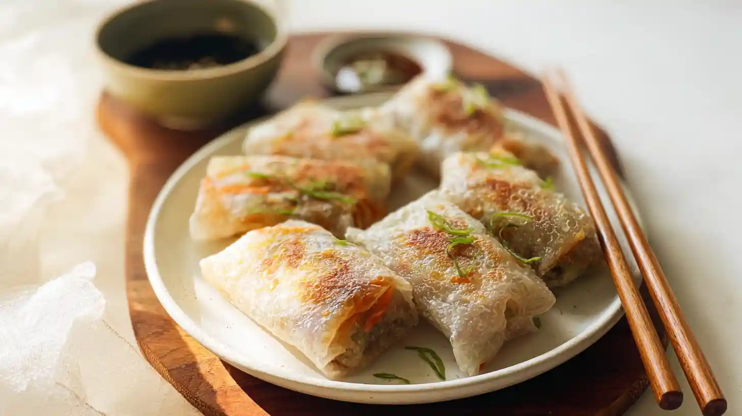 Crispy Rice Paper Dumplings