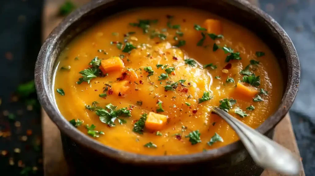 Sweet Potato and Carrot Soup