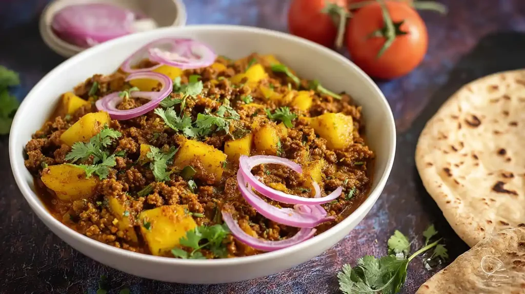 Aloo Keema Ground Beef And Potato Curry