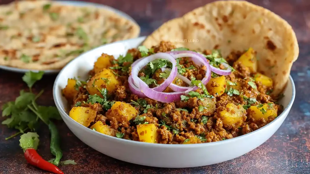 Aloo Keema Ground Beef And Potato Curry