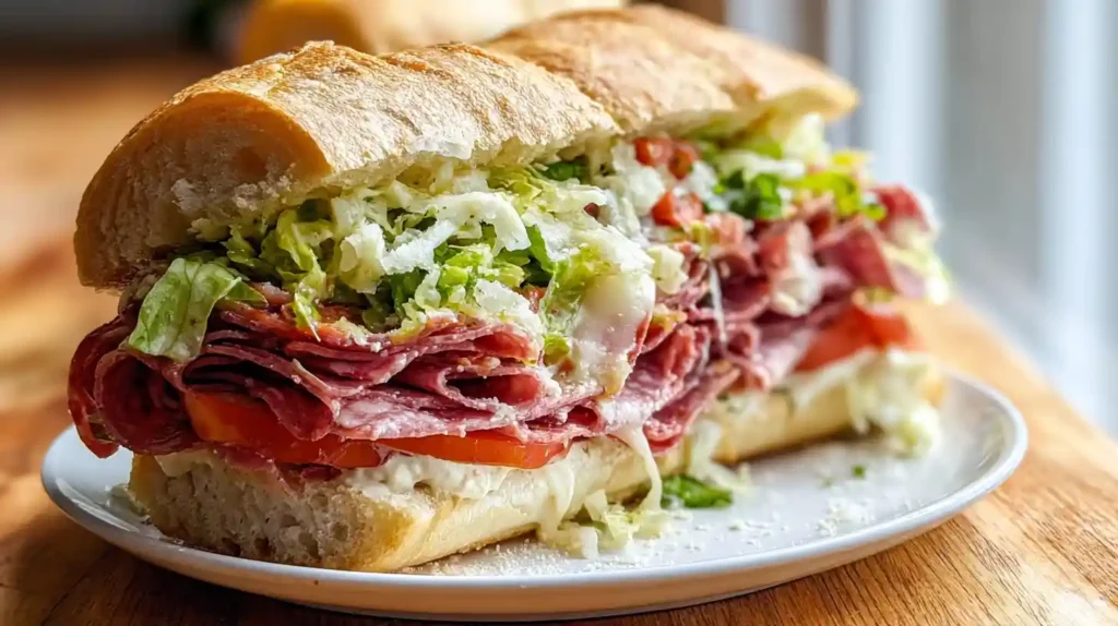 Italian Grinder Salad Sandwich