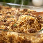 Ground Beef and Rice Casserole