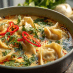 Thai Potsticker Coconut Soup