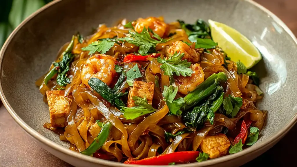 Irresistible Street Style Thai Drunken Noodles