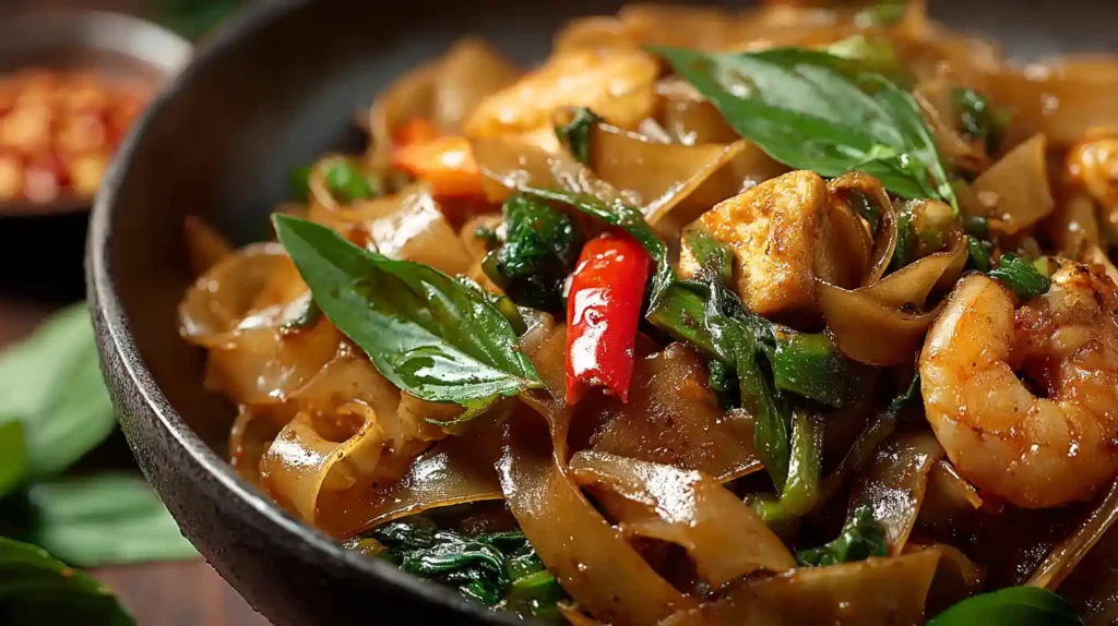 Irresistible Street Style Thai Drunken Noodles